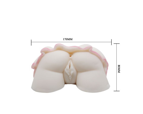 Вагина с анусом под приподнятой юбочкой