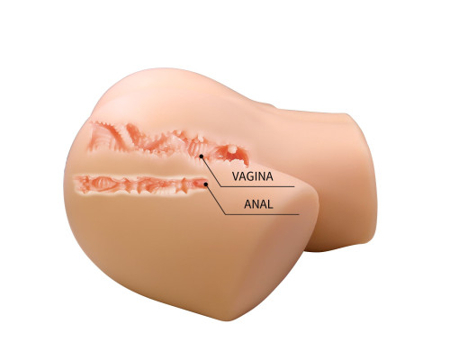 Телесный полноразмерный мастурбатор Anaid