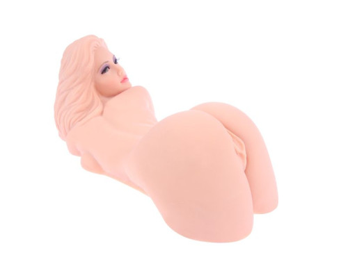 Реалистичный торс девушки Hera 1 с тремя отверстиями и вибрацией