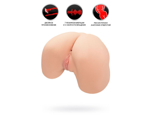 Вагина с вибрацией и ротацией Adel 002 Real Hips
