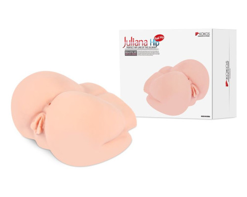 Полуторс Juliana с 2 входами - вагиной и анусом