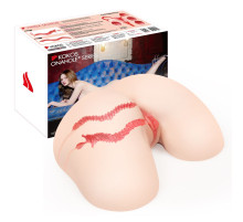 Мастурбатор-полуторс с двойным слоем материала Vanilla Onahole