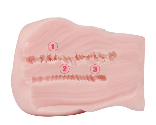 Мастурбатор-полуторс с 2 тугими тоннелями