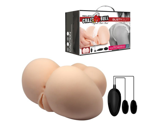 Вагина и анус с вибрацией Crazy Bull Busty Butt