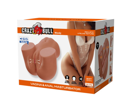 Мастурбатор Wendy с 2 любовными тоннелями