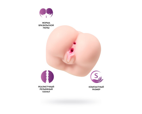 Реалистичный мастурбатор Paula с 2 любовными тоннелями