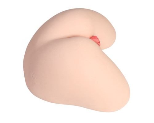 Мастурбатор-полуторс с двойным слоем материала и вибрацией Jenny Onahole Real Hips