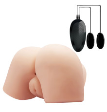 Вагина и попка с вибрацией CRAZY BULL