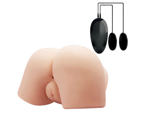 Вагина и попка с вибрацией CRAZY BULL