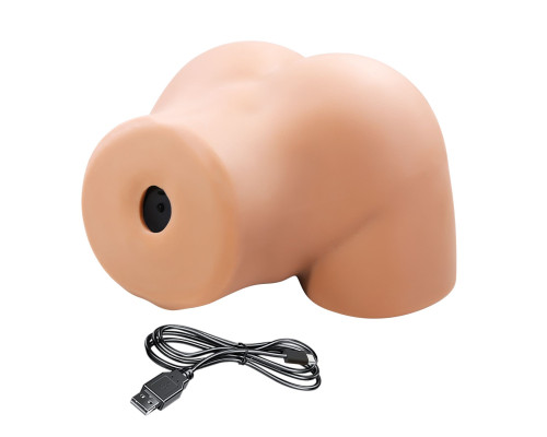 Телесный мастурбатор Olivia с 2 любовными отверстиями