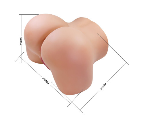 Телесный мастурбатор Julia с 2 любовными тоннелями