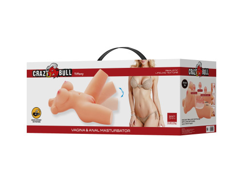 Телесный мастурбатор-торс Tiffany