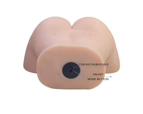 Телесный мастурбатор Liora с вибрацией