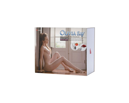 Вибрирующий мастурбатор-полуторс Olivia Say: вагина и анус