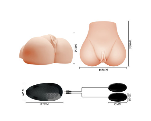 Небольшая реалистичная вагина с вибрацией