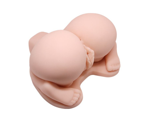 Реалистичная попка с 2 любовными тоннелями и вибрацией