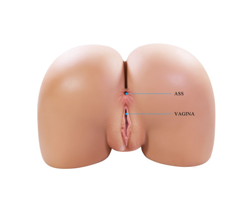 Телесный мастурбатор Julia с 2 любовными тоннелями