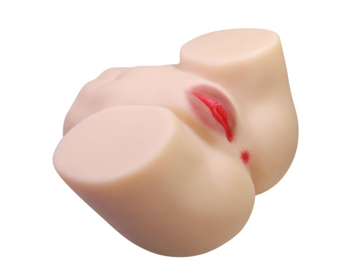 Телесный мастурбатор с 2 любовными отверстиями Olivia