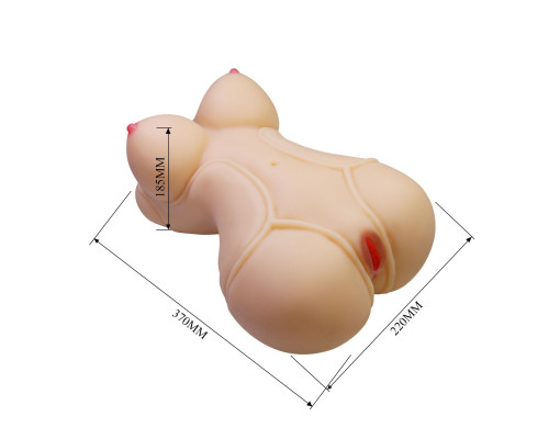 Телесный мастурбатор-торс Diana