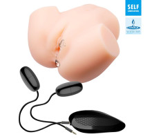 Телесный мастурбатор с 2 тоннелями Dual Vagina and Ass Veronica