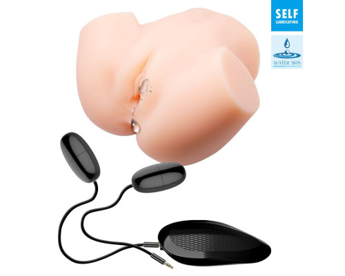Телесный мастурбатор с 2 тоннелями Dual Vagina and Ass Veronica