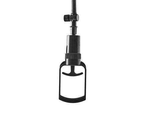 Прозрачная вакуумная помпа с манометром Deluxe Penis Pump