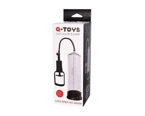 Прозрачная вакуумная помпа A-toys с уплотнительным кольцом