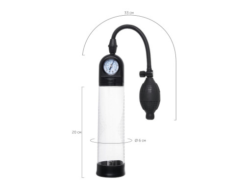 Прозрачная механическая помпа Roald с манометром