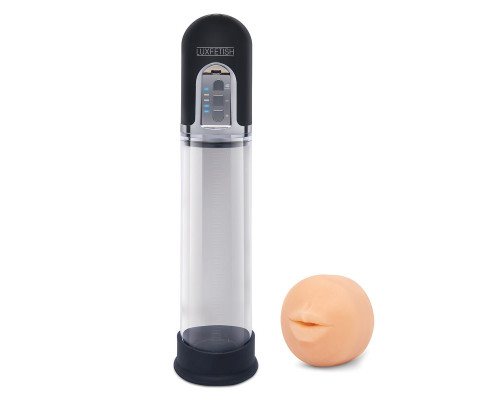 Автоматическая вакуумная помпа-мастурбатор Blowjob Auto Sucker Penis Enlarger Pump