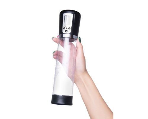 Прозрачная автоматическая помпа для пениса Alrik