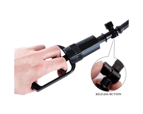 Помпа мужская со вставкой в виде вагины - 25 см.