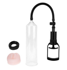 Поршневая мужская помпа с насадкой