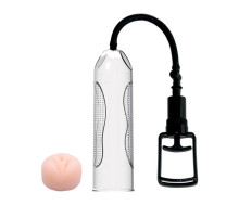 Помпа мужская со вставкой в виде вагины - 25 см.