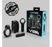 Набор Bathmate Vibe Endurance Kit: 2 эрекционных кольца, вибропуля, мастурбатор