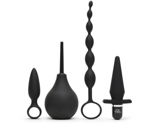 Черный набор для анальных игр Take it Slow
