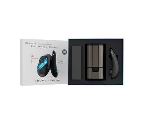 Набор для пар Pleasure Pair: мастурбатор ARCwave Ion и стимулятор Womanizer Premium 2