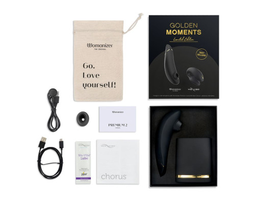Набор для пар Golden Moments: Womanizer Premium 2 и We-Vibe Chorus