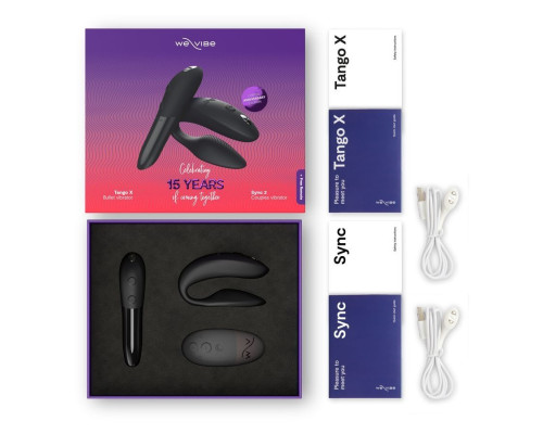 Набор для пар We-Vibe 15 Year Anniversary Collection: Tango X и Sync 2