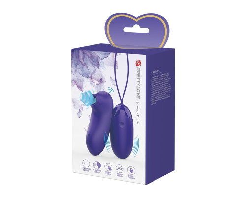 Набор вибростимуляторов Orthus-Youth: яйцо и стимулятор клитора