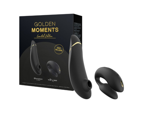 Набор для пар Golden Moments: Womanizer Premium 2 и We-Vibe Chorus