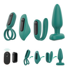 Оригинальный вибронабор в зеленом цвете The Love Kit