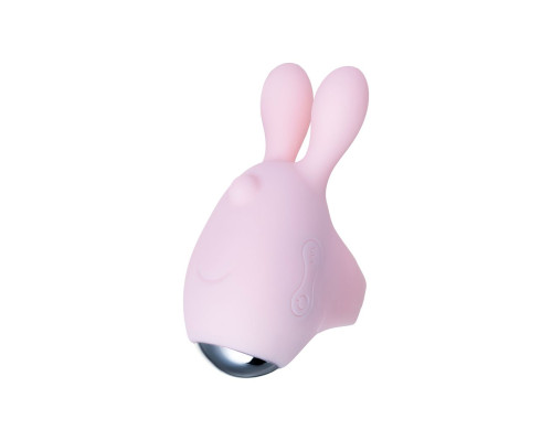 Нежно-розовый набор VITA: вибропуля и вибронасадка на палец