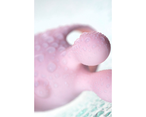 Нежно-розовый набор VITA: вибропуля и вибронасадка на палец