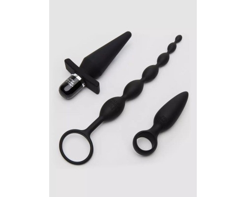 Черный набор для анальных игр Take it Slow