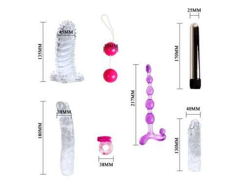 Набор для любовных игр Fantasy Kit из 7 предметов