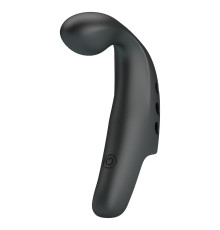 Черная вибронасадка на палец Gorgon