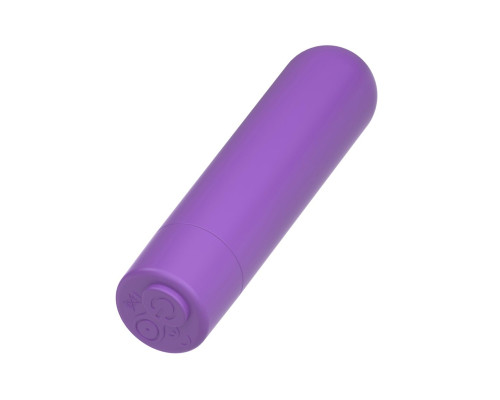 Фиолетовая вибропуля с пультом Rechargeable Remote Control Bullet - 7,62 см.