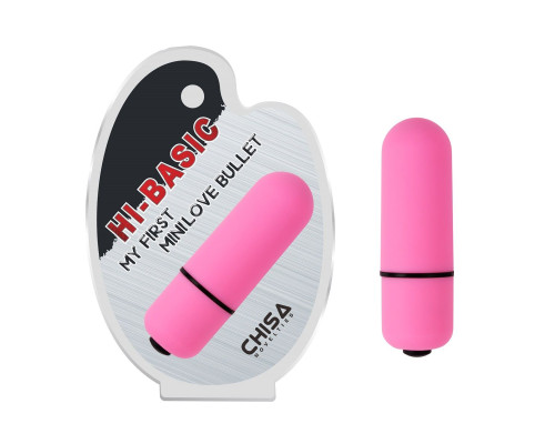 Розовая вибропулька My First Mini Love Bullet