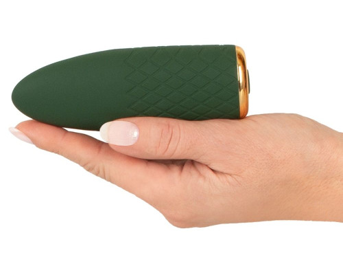 Зеленый мини-вибратор Luxurious Mini Vibrator - 11,5 см.