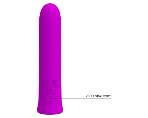 Лиловый мини-вибратор Curtis